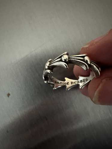 CHROME HEARTS 6 Point Star Heavy Sterling Silver Ring!