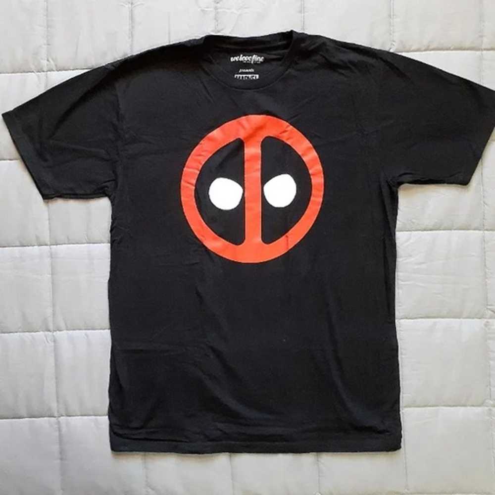 Marvel Deadpool Mask Simple Graphic Shirt - image 1