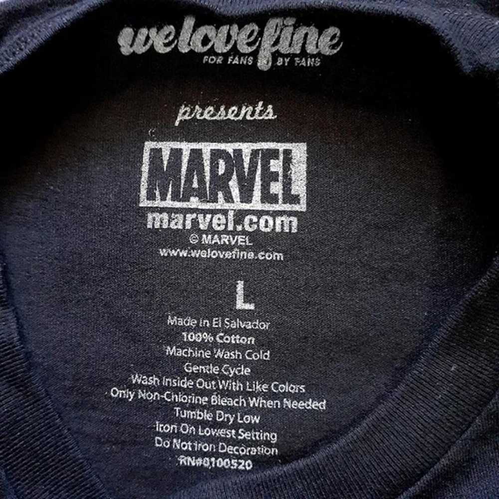 Marvel Deadpool Mask Simple Graphic Shirt - image 3
