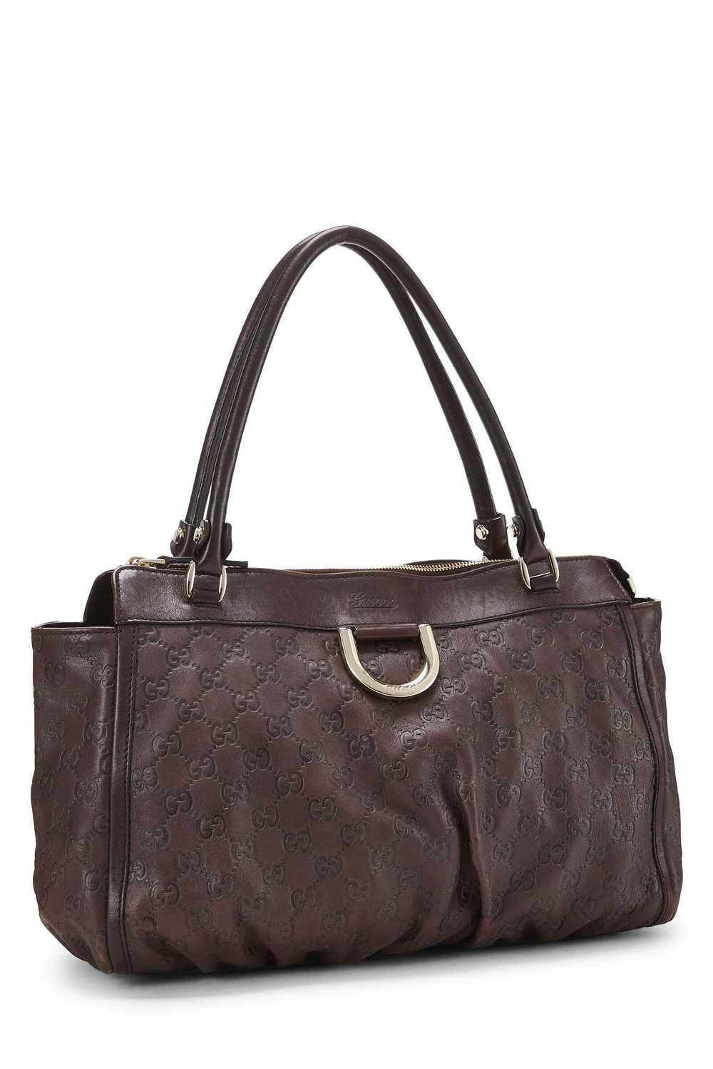 Brown Guccissima D-Ring Abbey Zip Tote - image 2