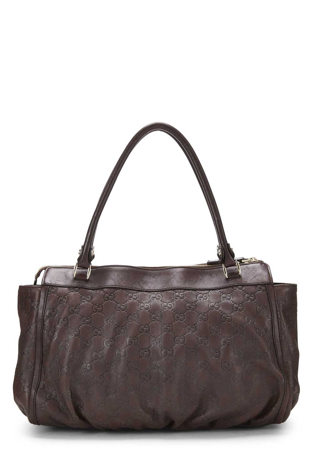 Brown Guccissima D-Ring Abbey Zip Tote - image 4