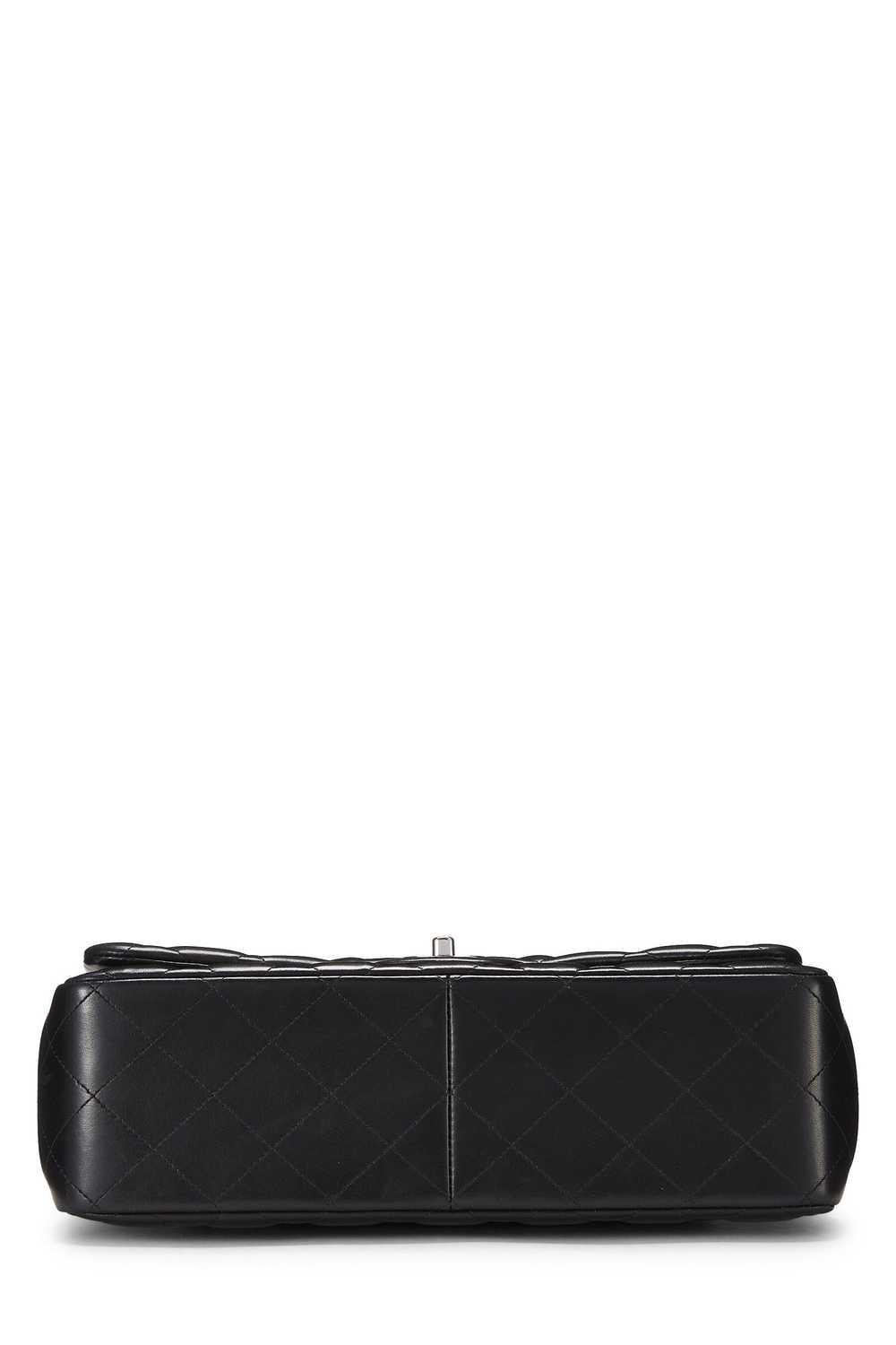 Black Quilted Lambskin New Classic Double Flap Ju… - image 5