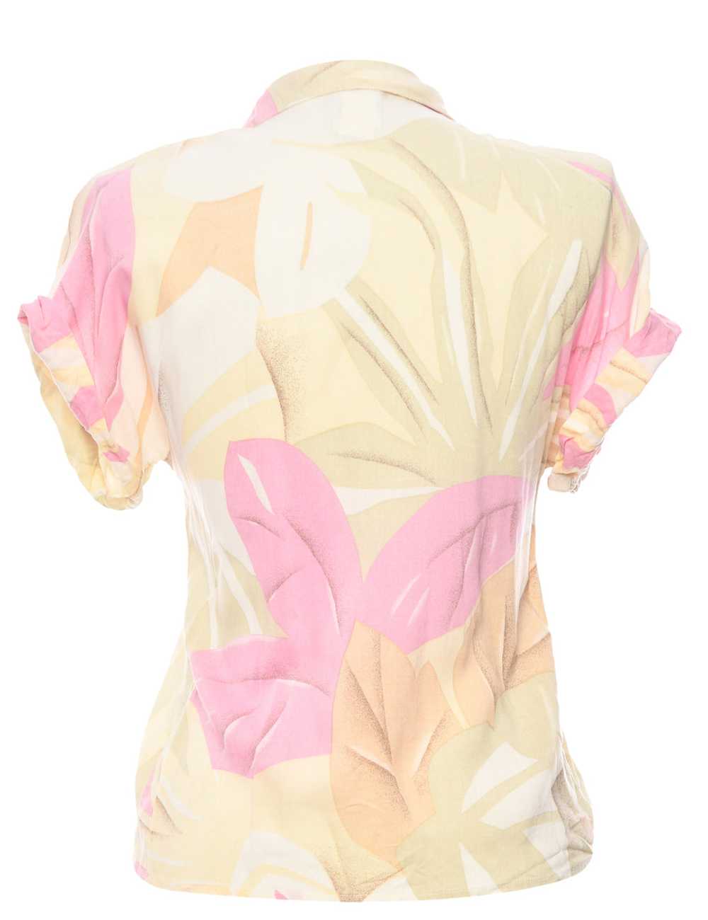 Button Front Multi Colour Blouse - M - image 2