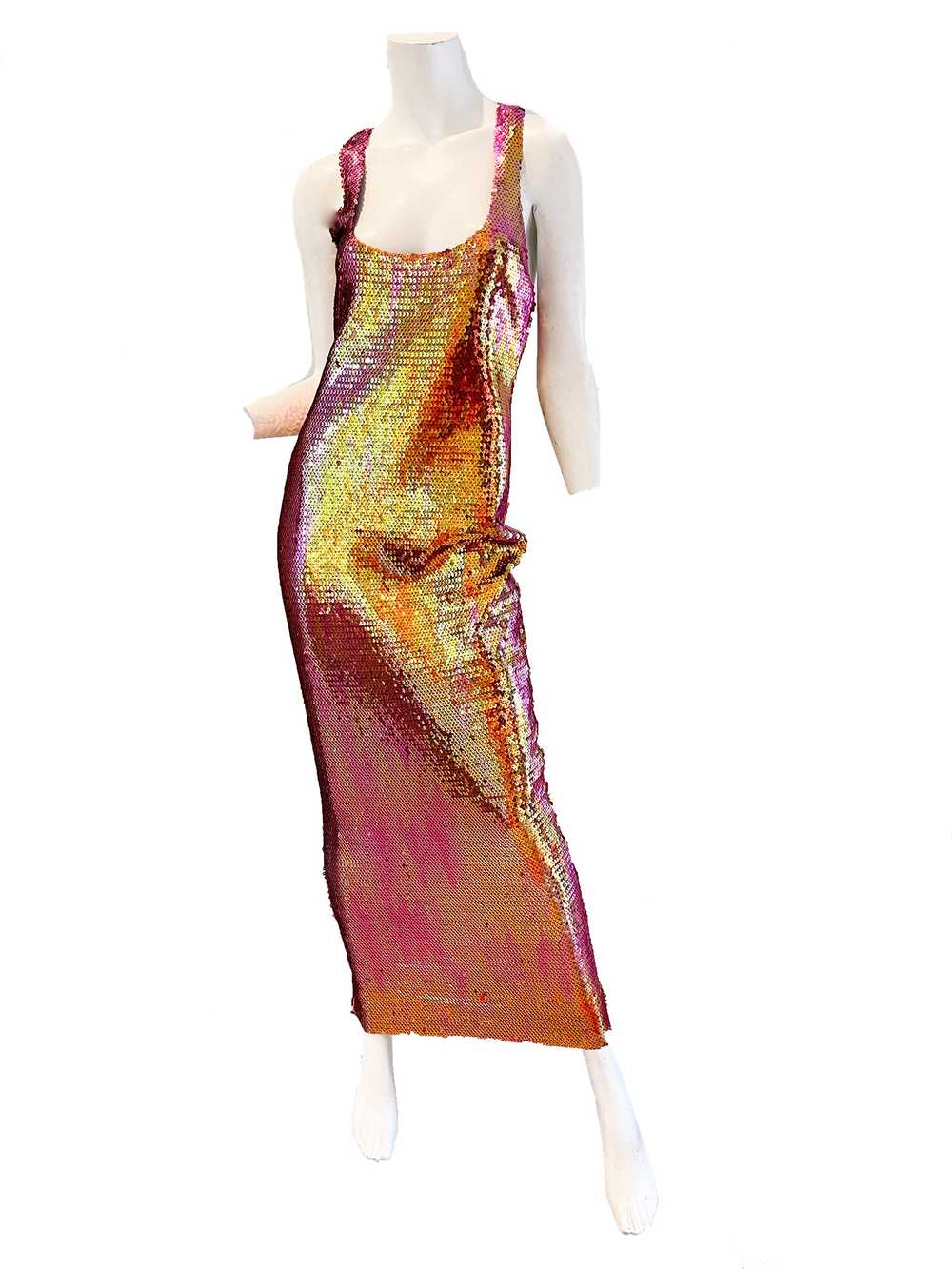 1988 STEPHEN SPROUSE Sequin Gown - image 1