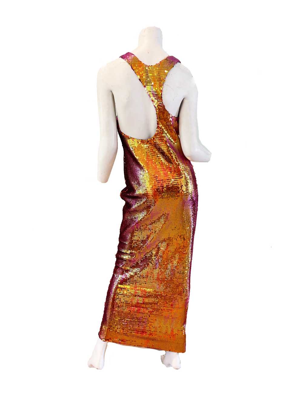 1988 STEPHEN SPROUSE Sequin Gown - image 3