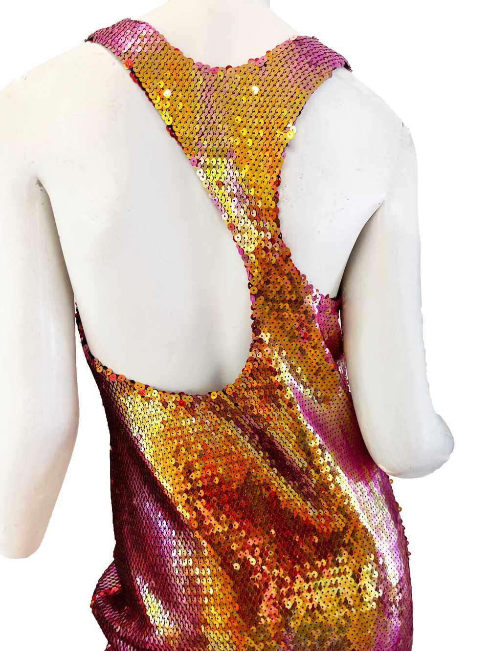 1988 STEPHEN SPROUSE Sequin Gown - image 4