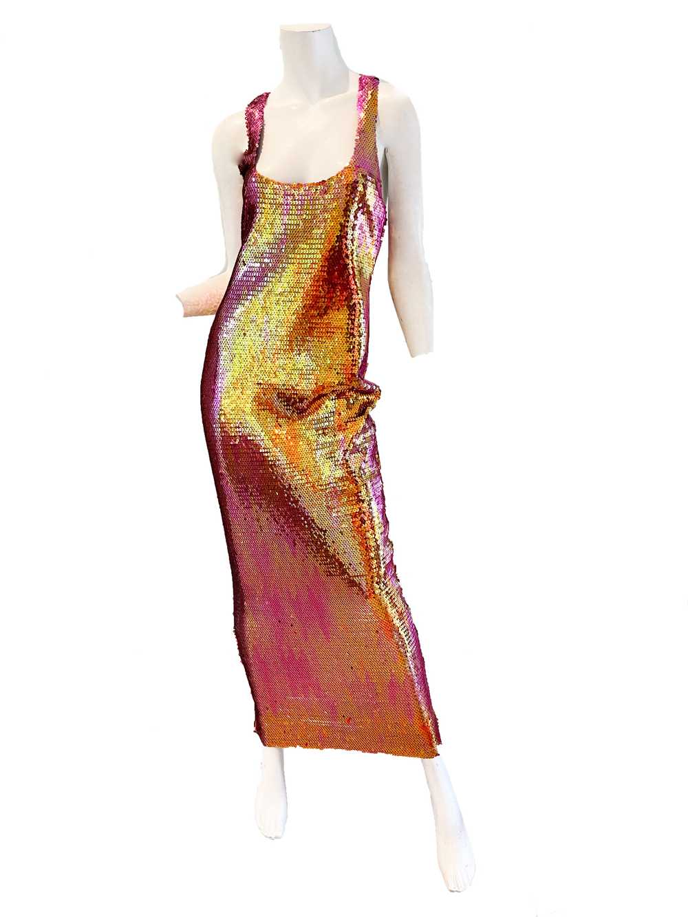 1988 STEPHEN SPROUSE Sequin Gown - image 5