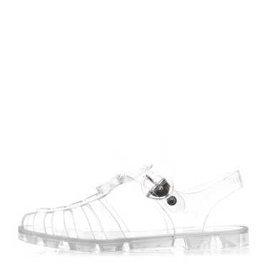 GUCCI Shiny Rubber Double G Buckle Strap Sandals 3