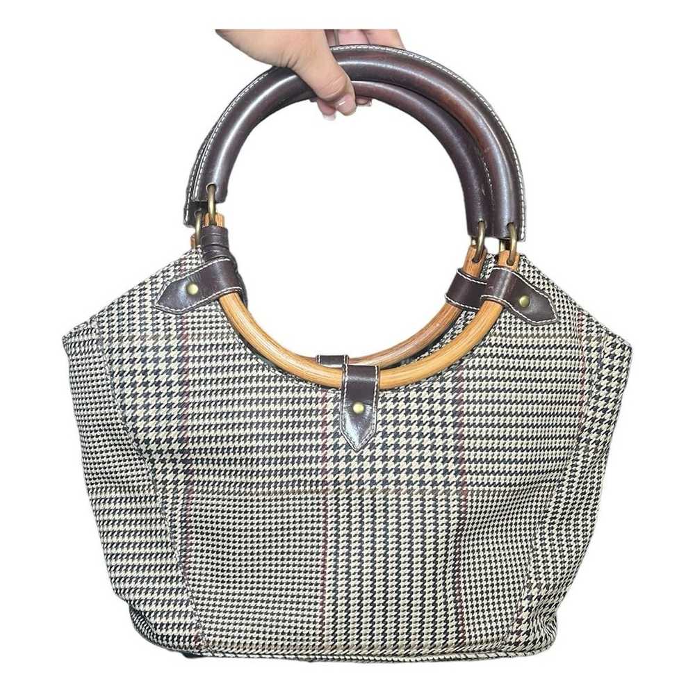 Vintage Ralph Lauren houndstooth handbag - image 1