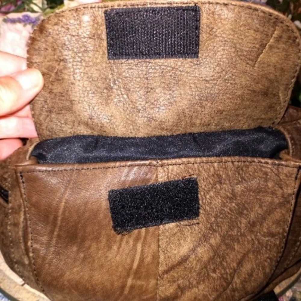 VINTAGE "1980" GENUINE LEATHER FANNY PACK FROM ME… - image 11