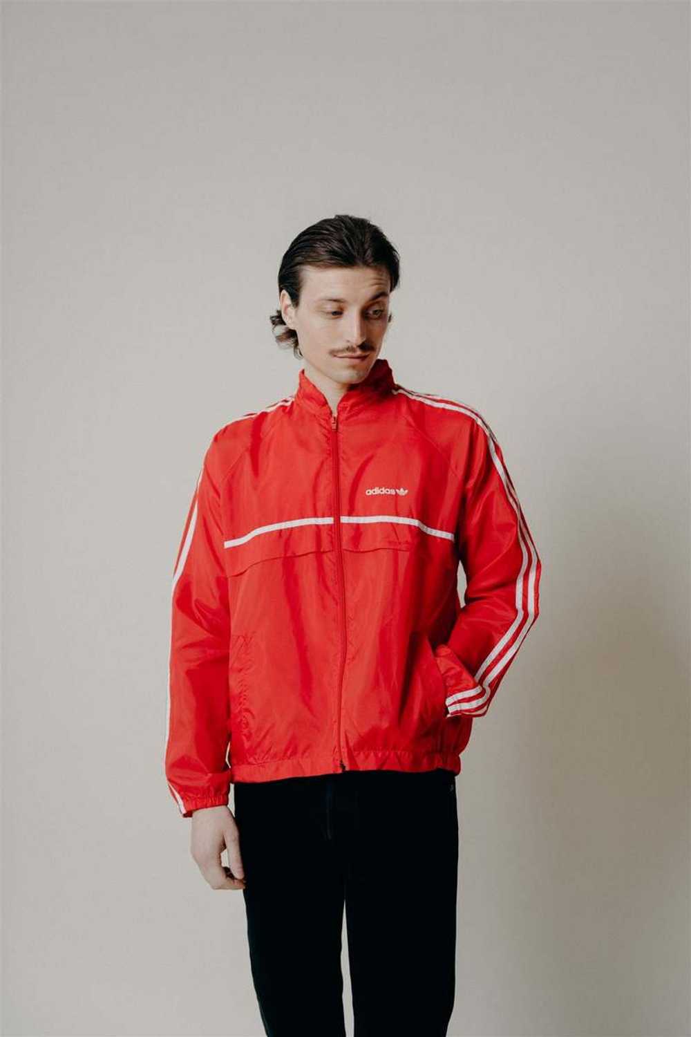 Vintage Adidas Track Jacket - Red - image 5