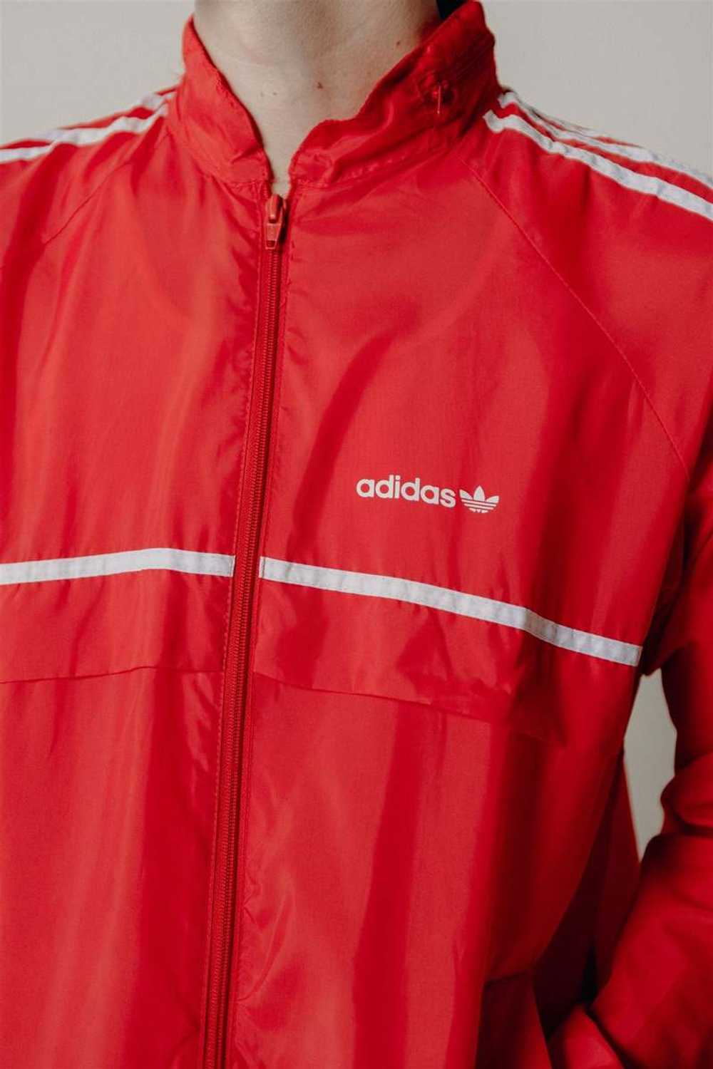 Vintage Adidas Track Jacket - Red - image 6