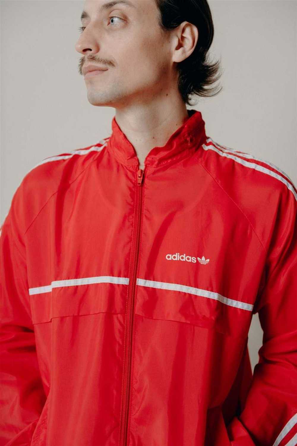 Vintage Adidas Track Jacket - Red - image 7