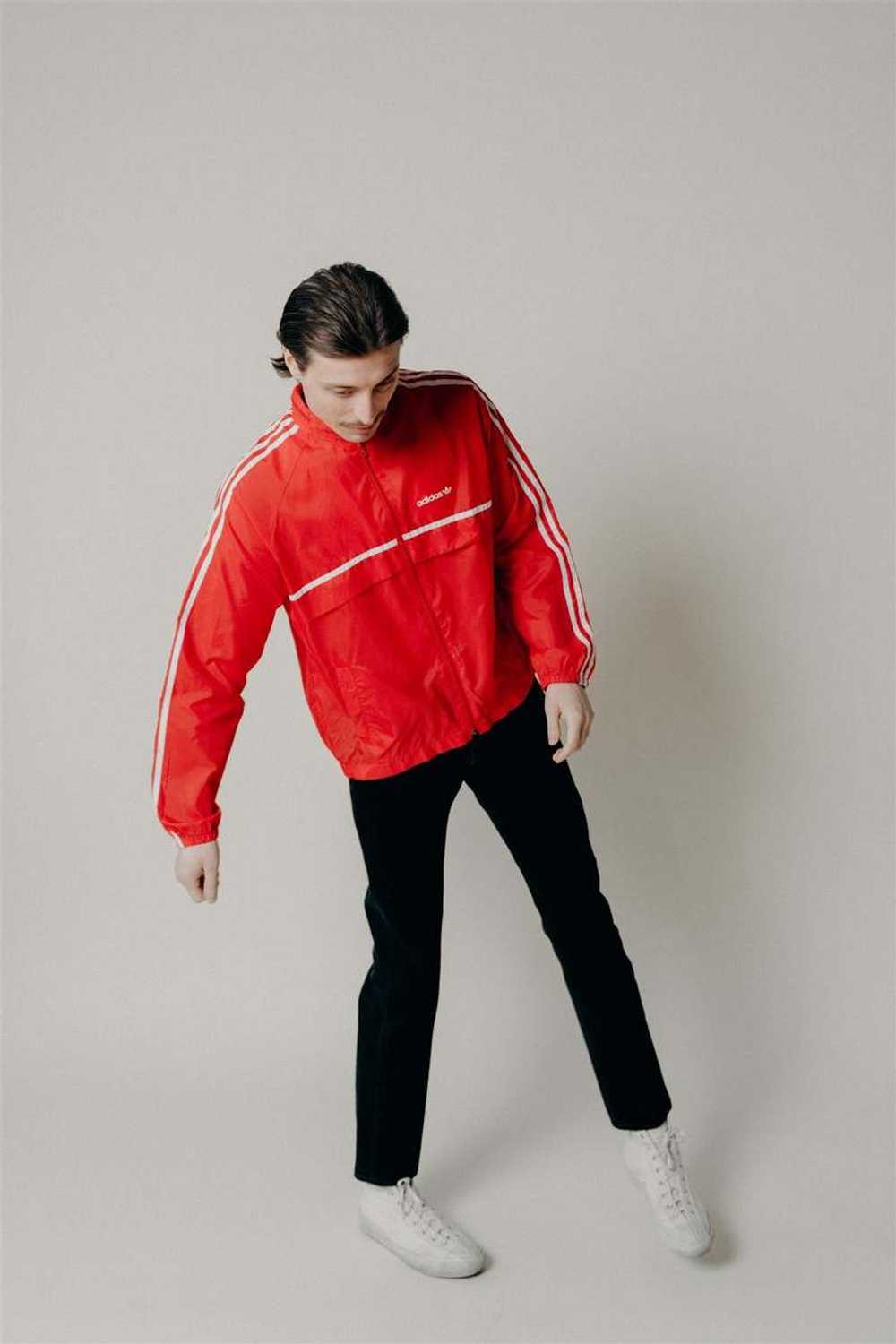 Vintage Adidas Track Jacket - Red - image 8