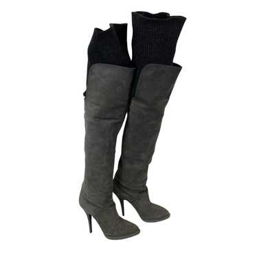Givenchy Thigh High Suede Boots - image 1