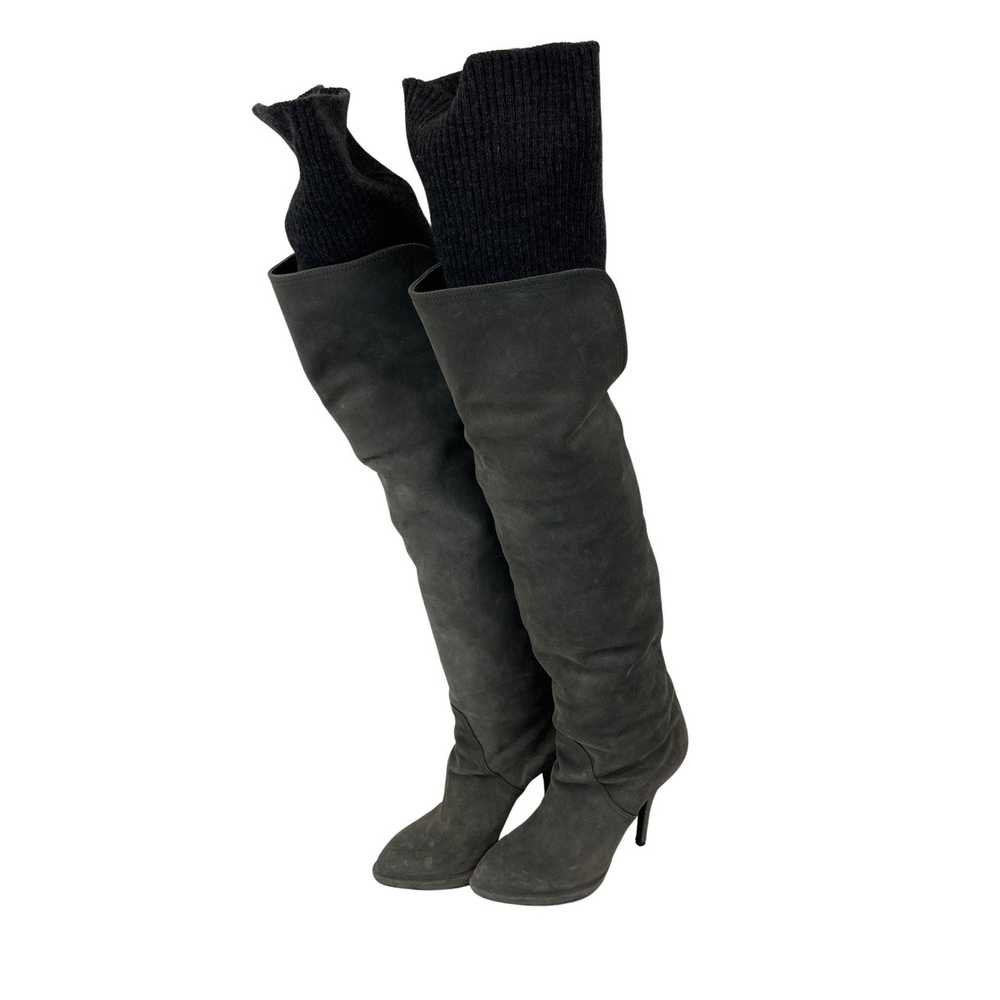 Givenchy Thigh High Suede Boots - image 3