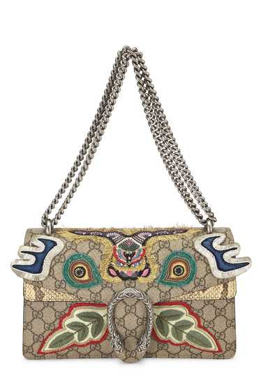 Multicolor Embroidered Dionysus Shoulder Bag Mediu