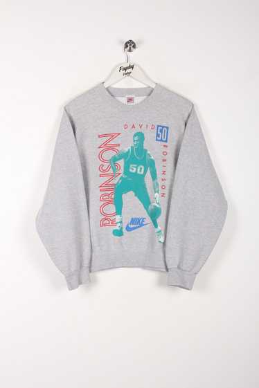90's Nike David Robinson Sweatshirt Grey Small