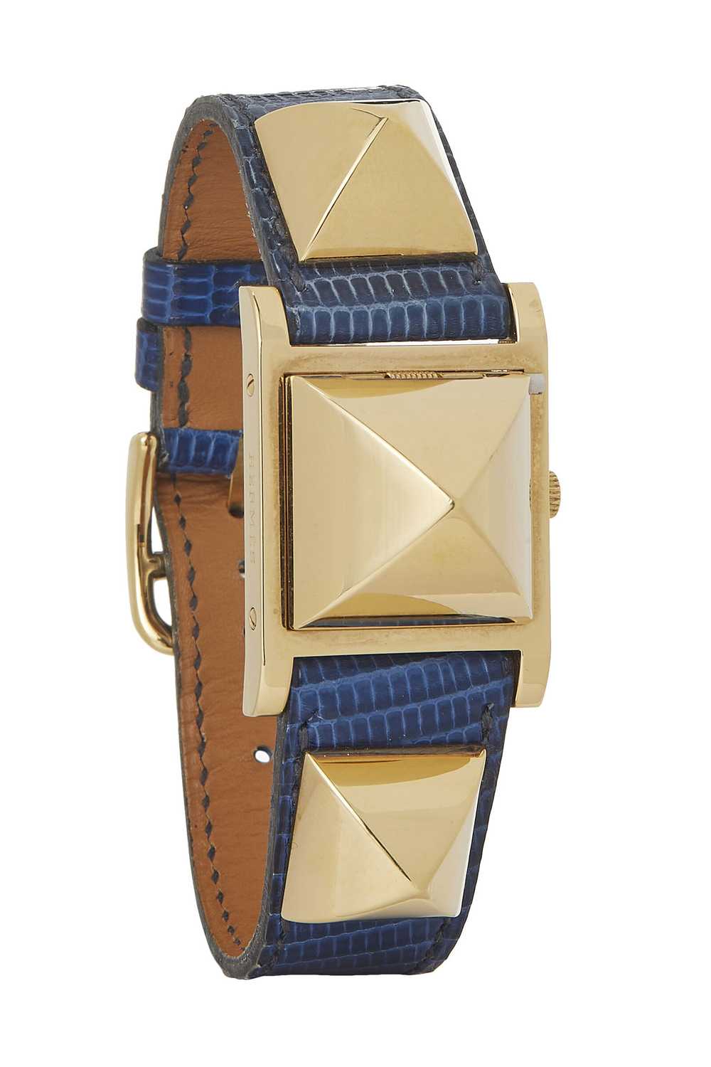 Gold & Blue Leather Medor Watch - image 1
