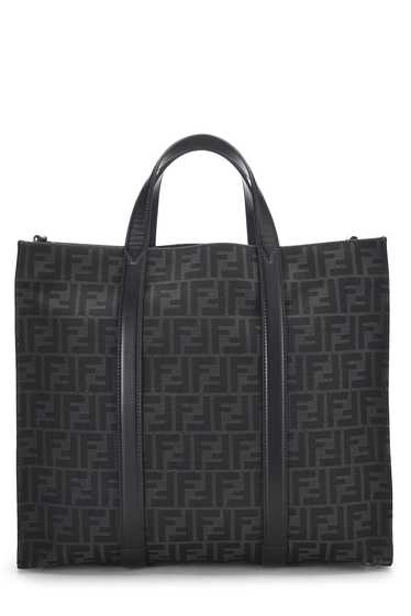 Black Zucca Canvas Shopping Tote