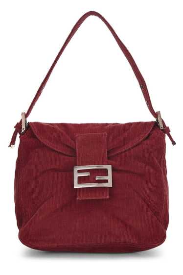 Red Corduroy Shoulder Bag