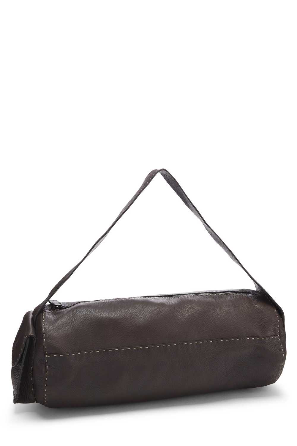 Brown Leather Selleria Shoulder Bag Send in SMS S… - image 2