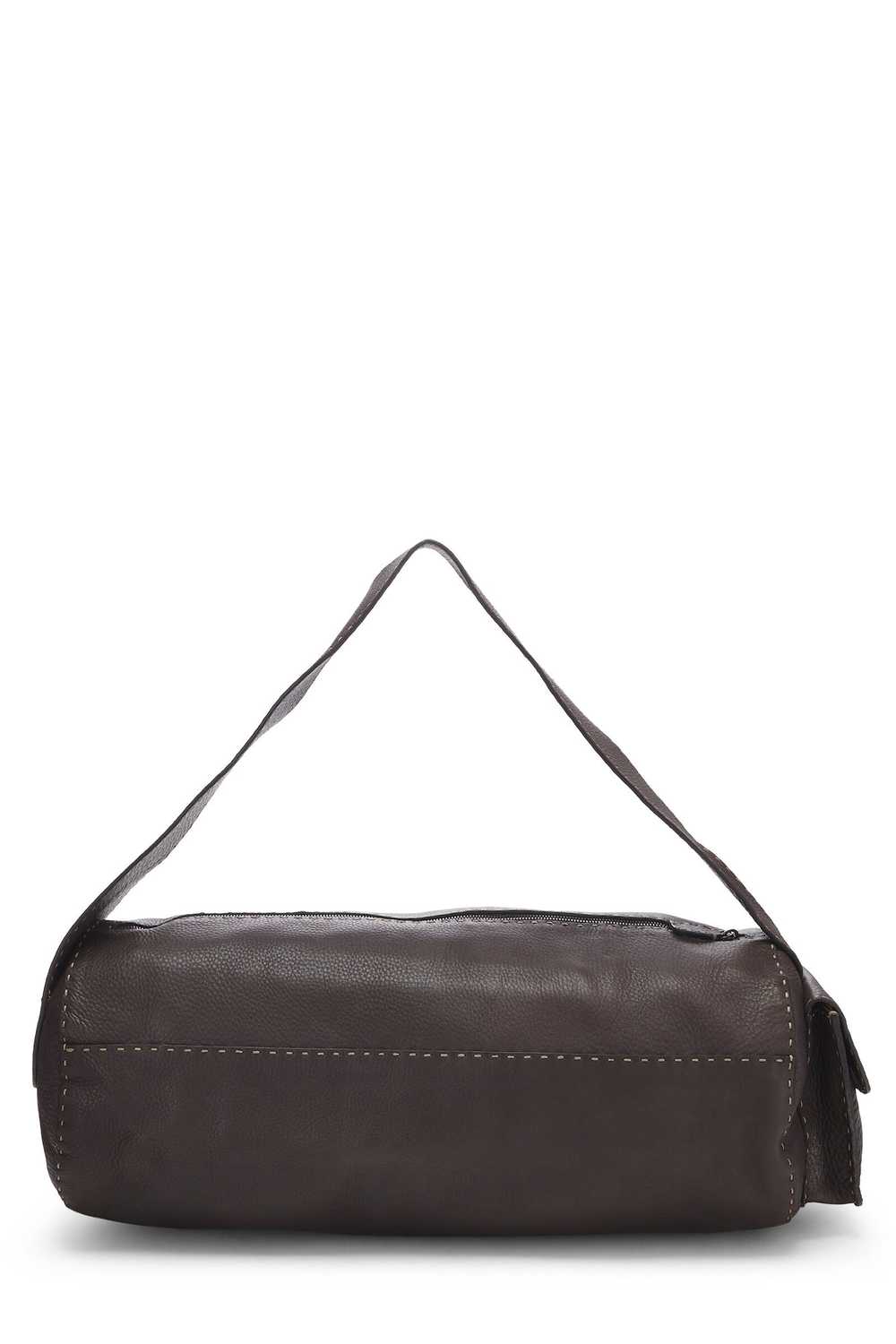 Brown Leather Selleria Shoulder Bag Send in SMS S… - image 4