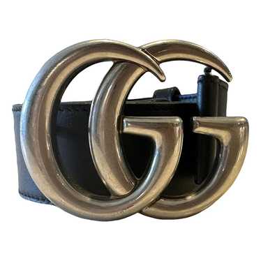 Gucci Gg Buckle leather belt - image 1