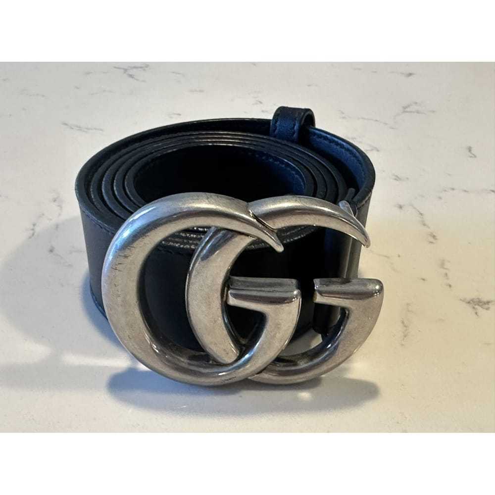 Gucci Gg Buckle leather belt - image 2