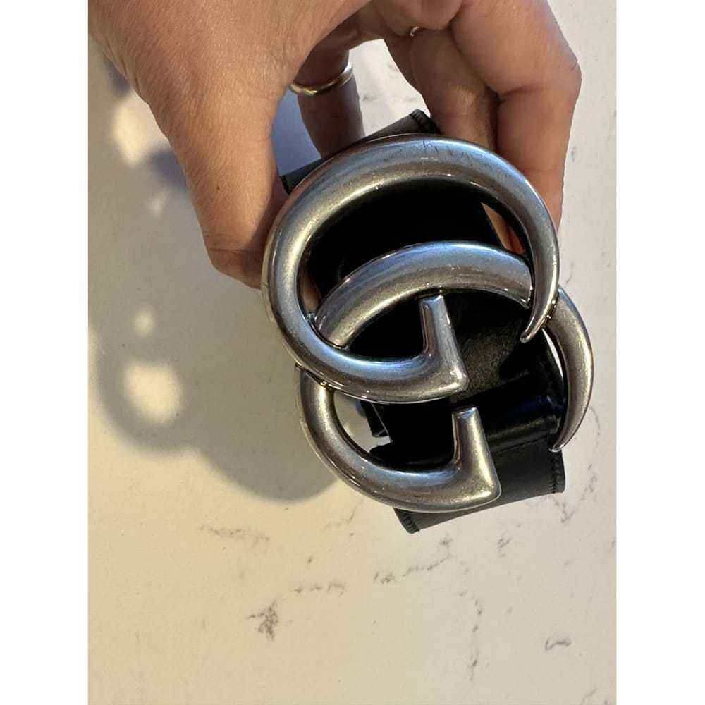 Gucci Gg Buckle leather belt - image 3