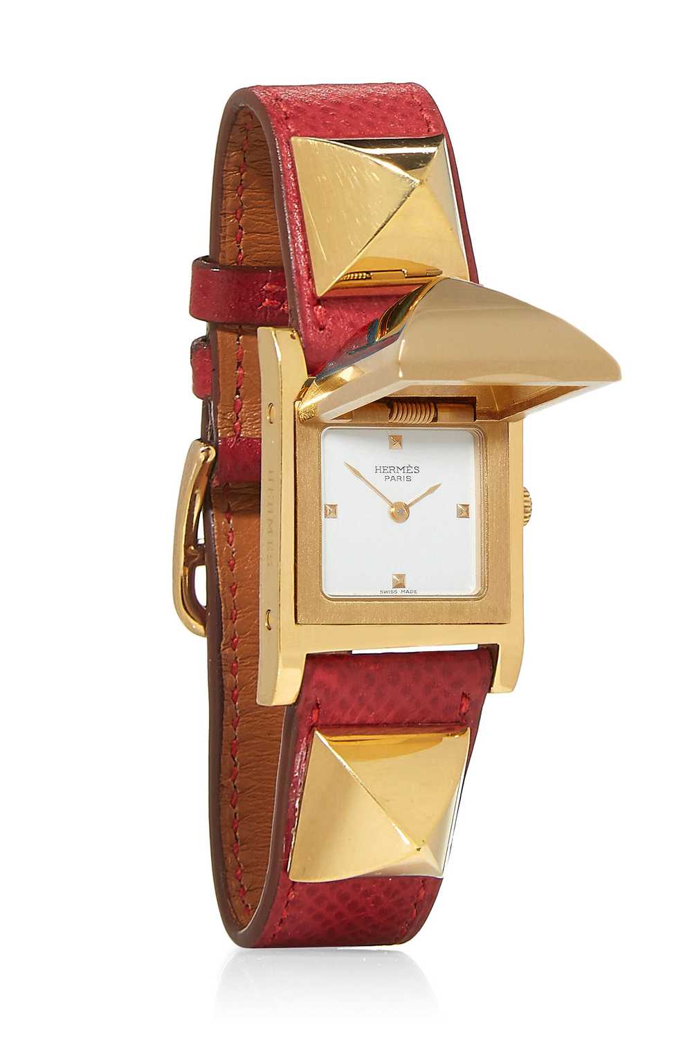 Gold & Red Courchevel Medor Watch - image 2