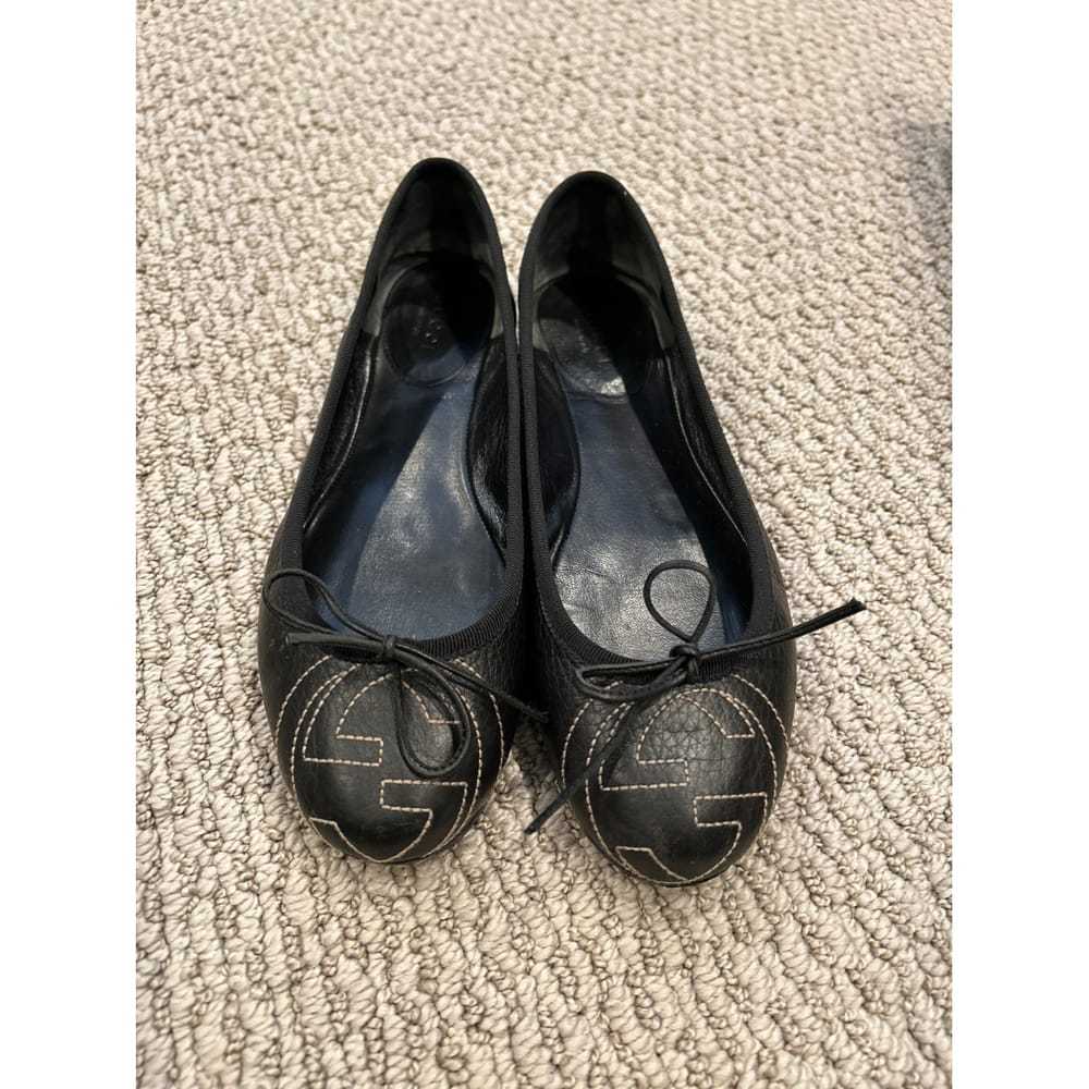 Gucci Leather ballet flats - image 8