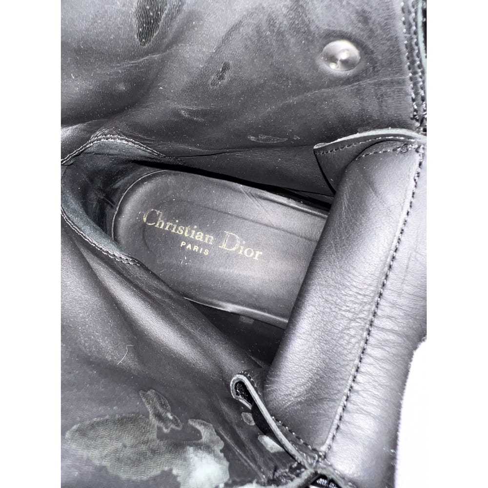 Dior Leather biker boots - image 6