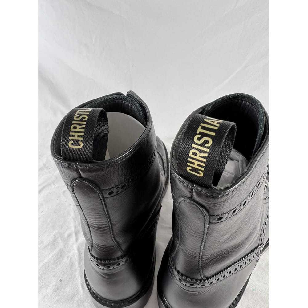 Dior Leather biker boots - image 8