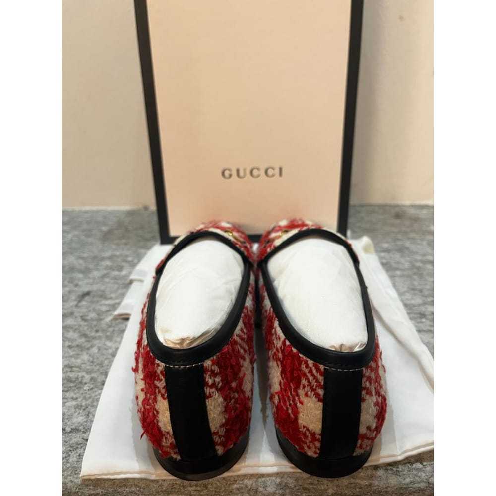 Gucci Jordaan tweed flats - image 3