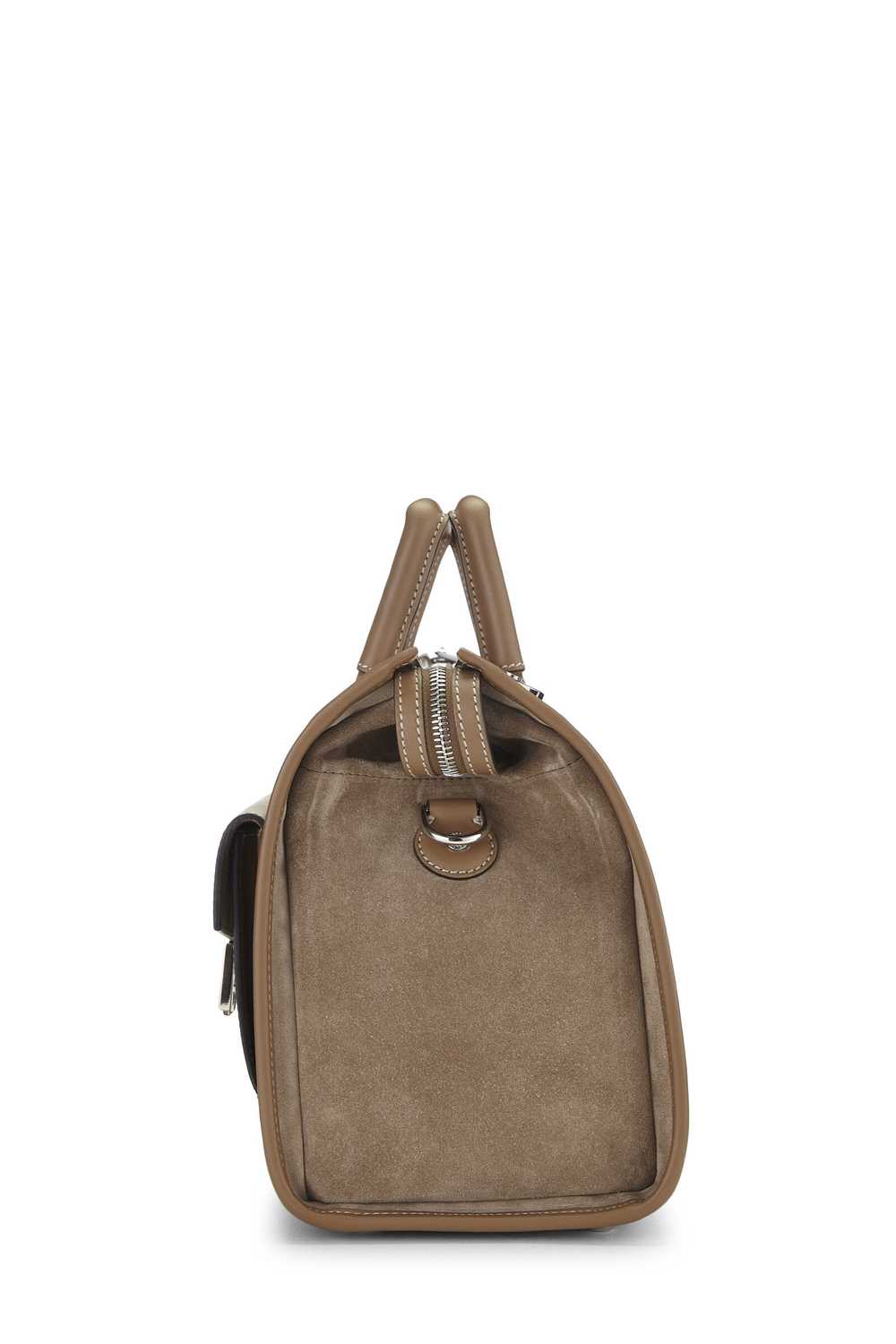 Brown Zucca Leather Soft Trunk Handle Bag - image 3