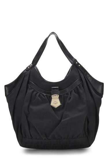 Black Zucca Canvas Chef Pocket Tote Large