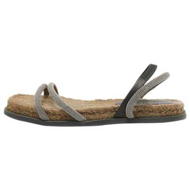 Brunello Cucinelli Patent leather sandal