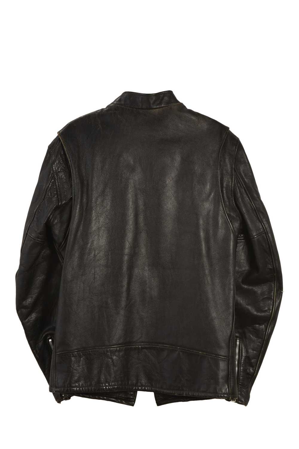 Black Leather Schott 1960s Jacket - image 2