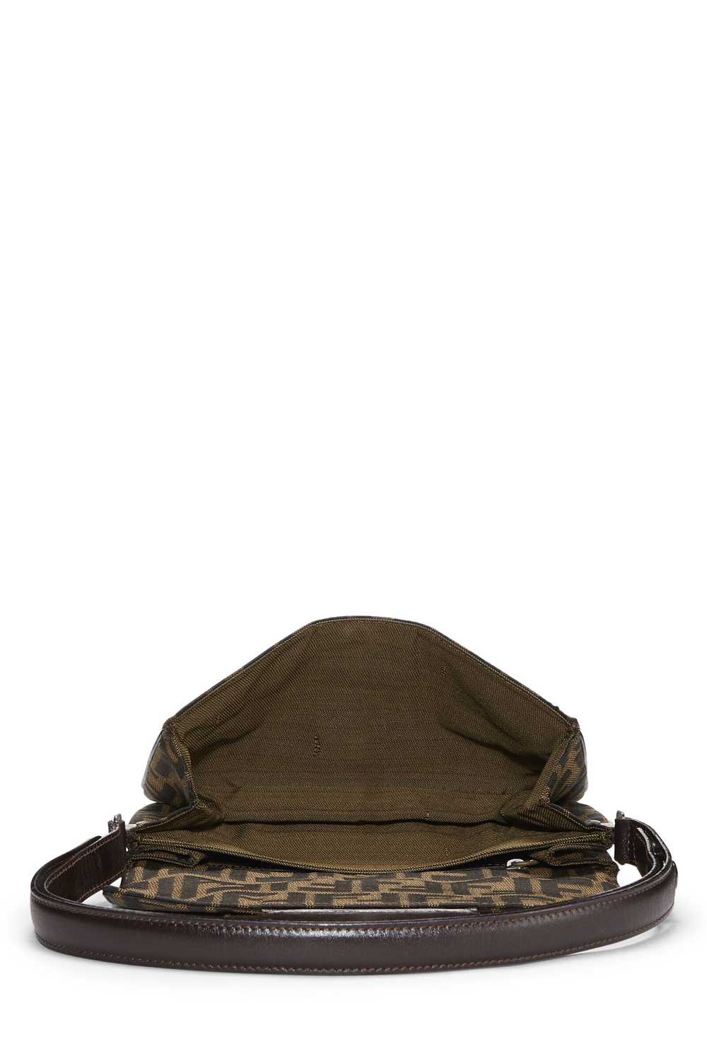 Brown Zucca Canvas Shoulder Bag - image 6