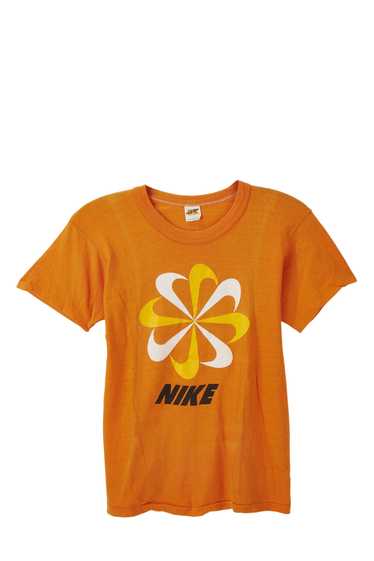 Rare Vintage NIKE Block Letters Spell Out T Shirt 70s 80s Sportswear Tag  Youth M