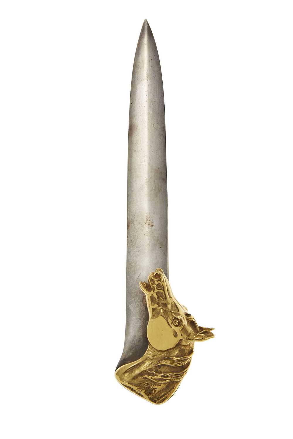 Silver & Gold Horse Head Letter Opener - image 1