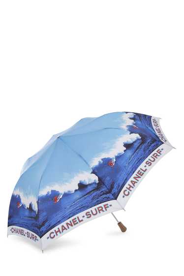 Blue Nylon Surf Line Umbrella