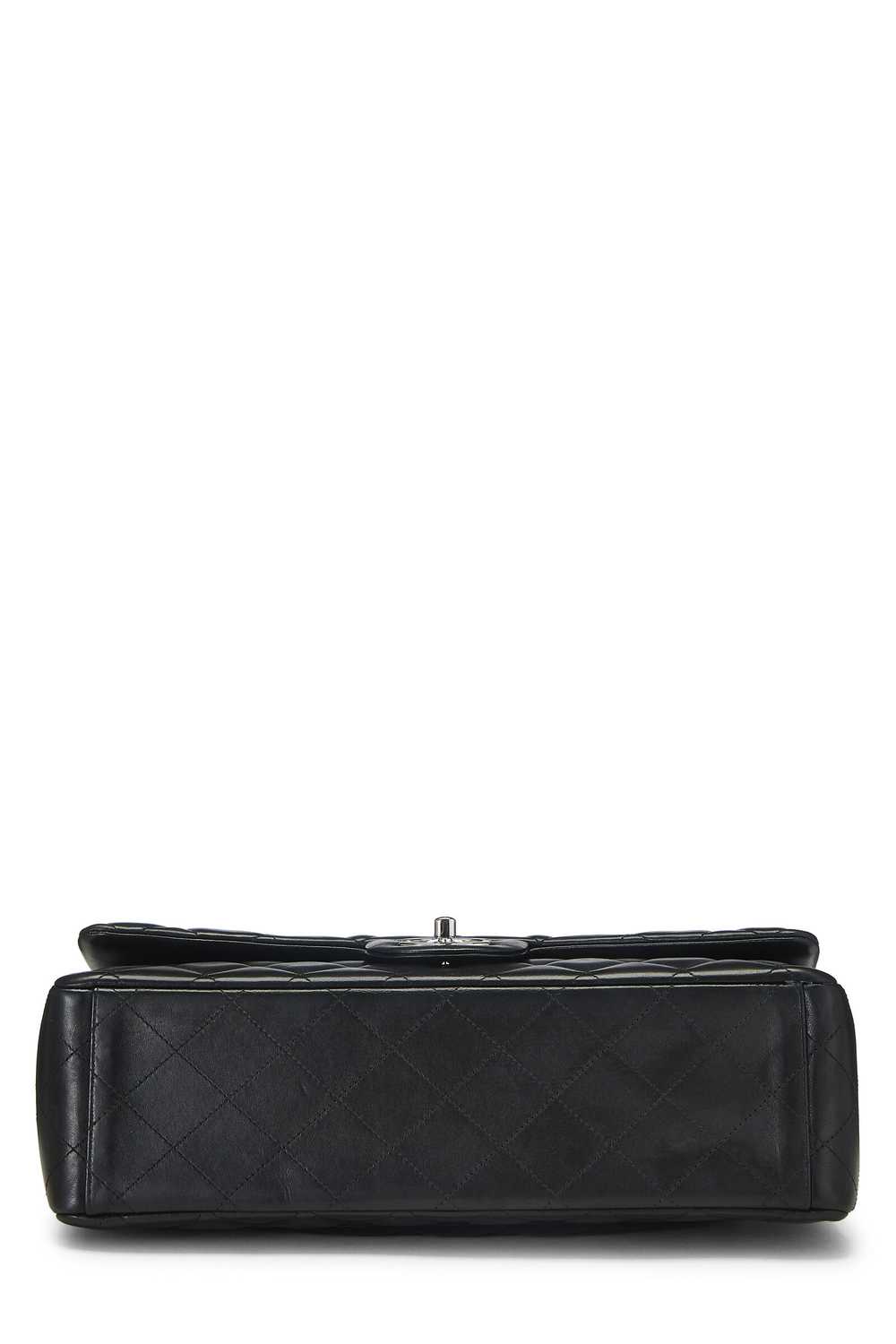 Black Quilted Lambskin New Classic Double Flap Ma… - image 6