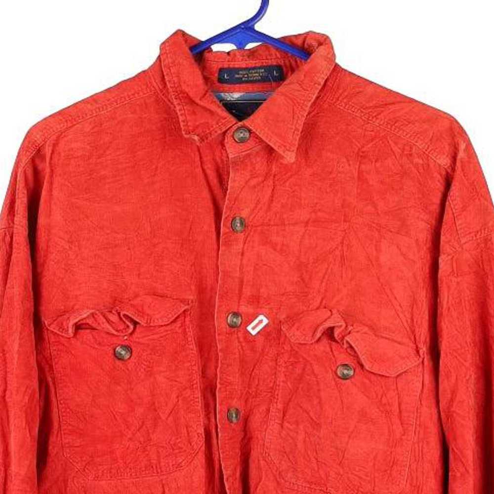 The Arrow Company Cord Shirt - Large Red Cotton - image 3