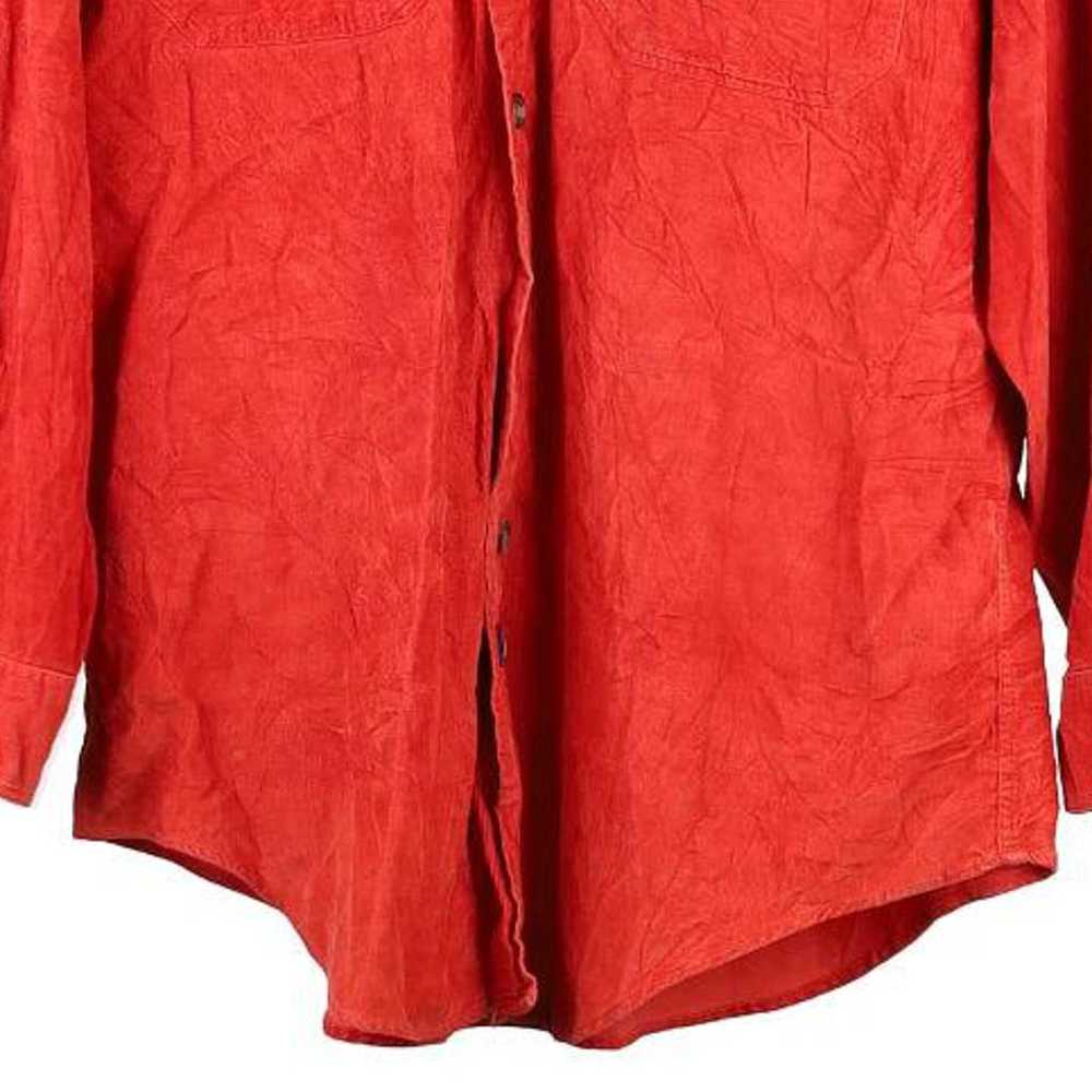 The Arrow Company Cord Shirt - Large Red Cotton - image 4