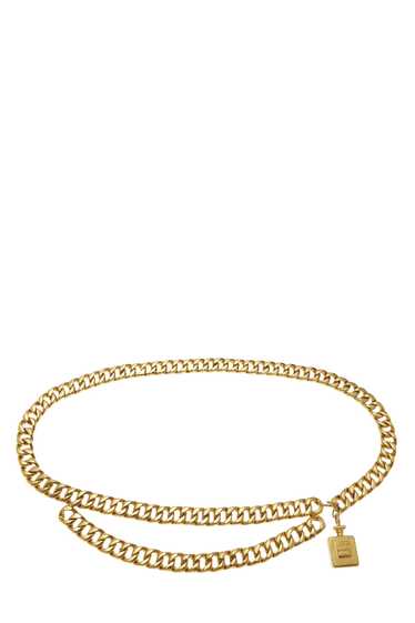 Gold Perfume Layered Chain Belt