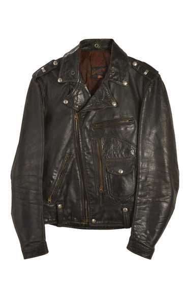 Black Leather Buco Moto Jacket