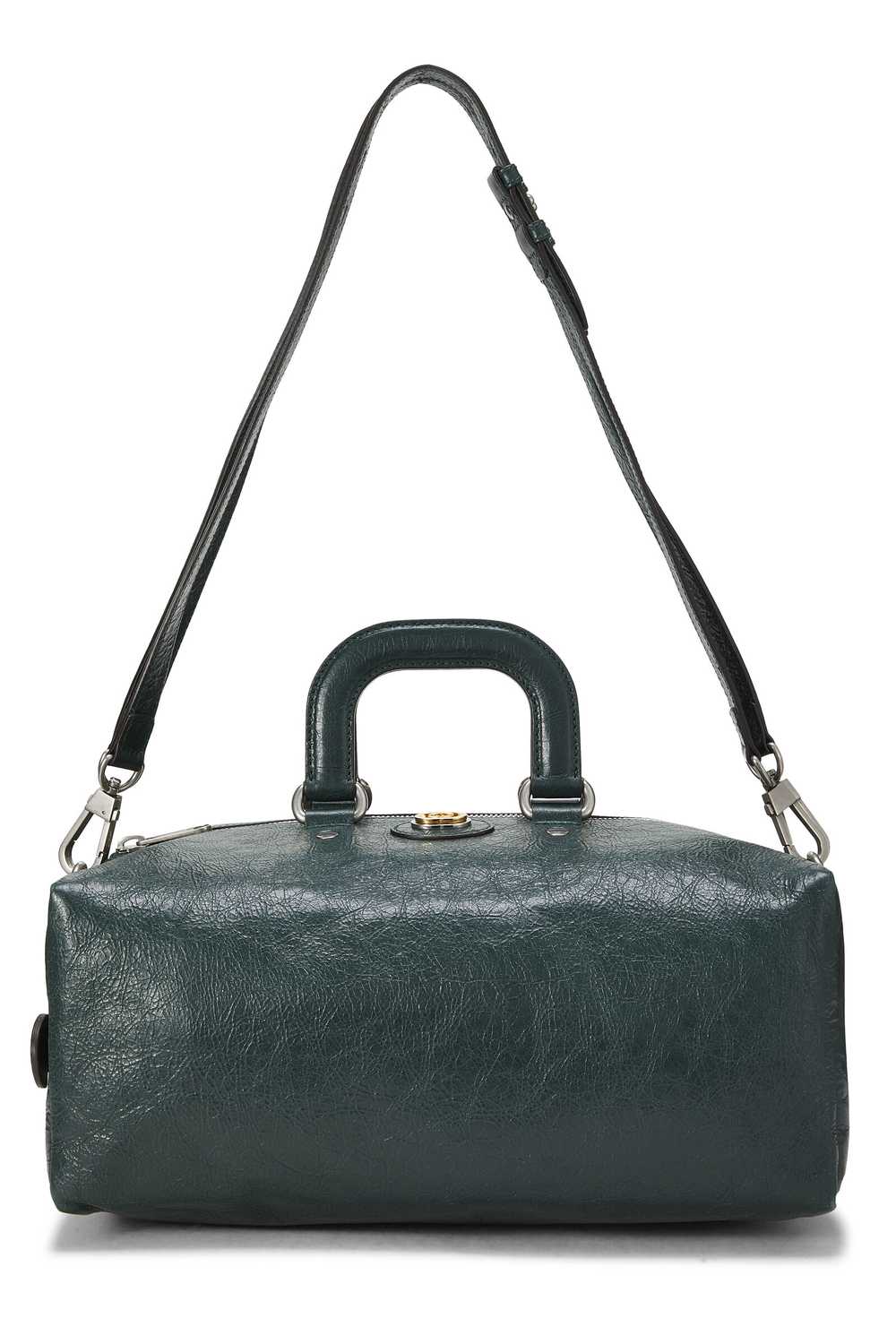 Black Leather Soft Backpack - image 3