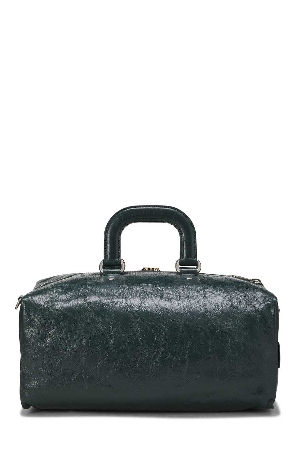 Black Leather Soft Backpack - image 8